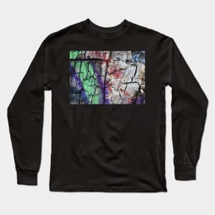 Tagged Bark Art Texture Long Sleeve T-Shirt